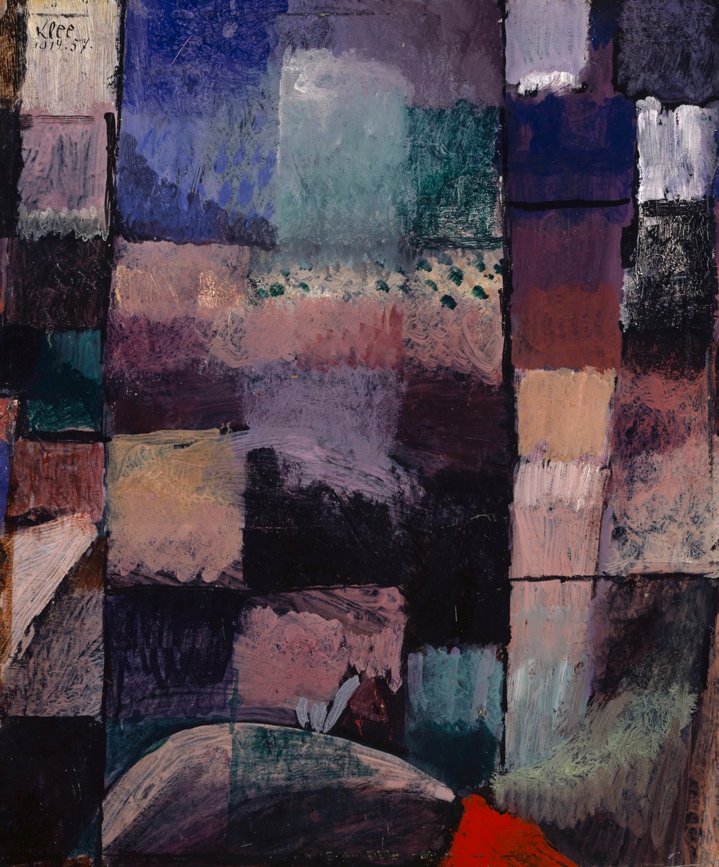 Sobre un motivo de Hammamet, 1914 de Paul Klee