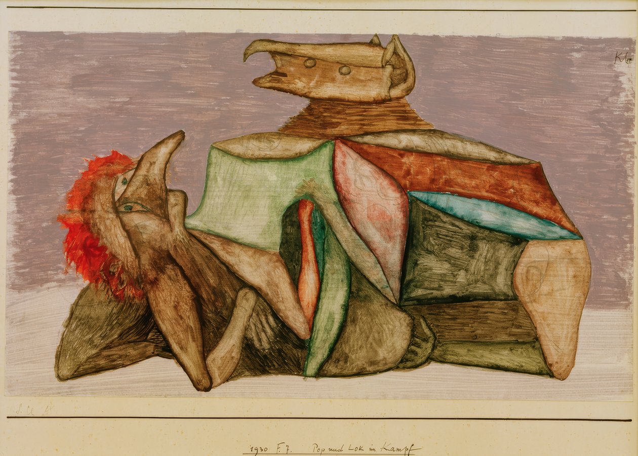 Pop y Lok en combate de Paul Klee
