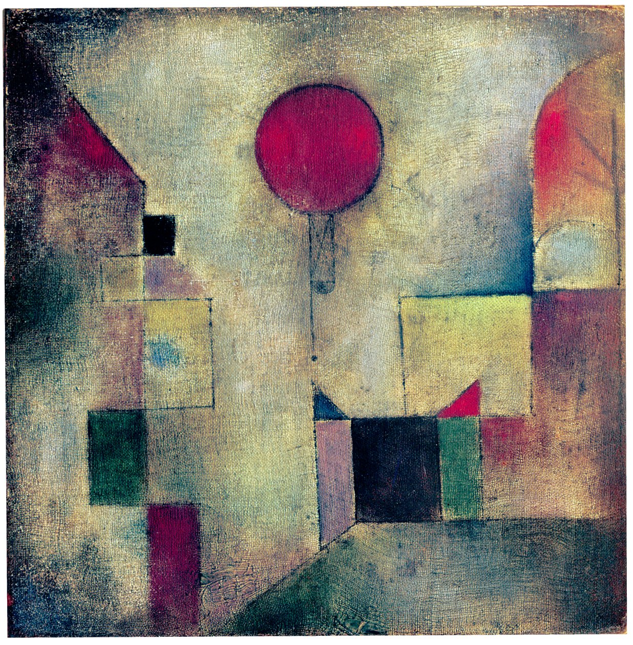 Globo Rojo, 1922 de Paul Klee