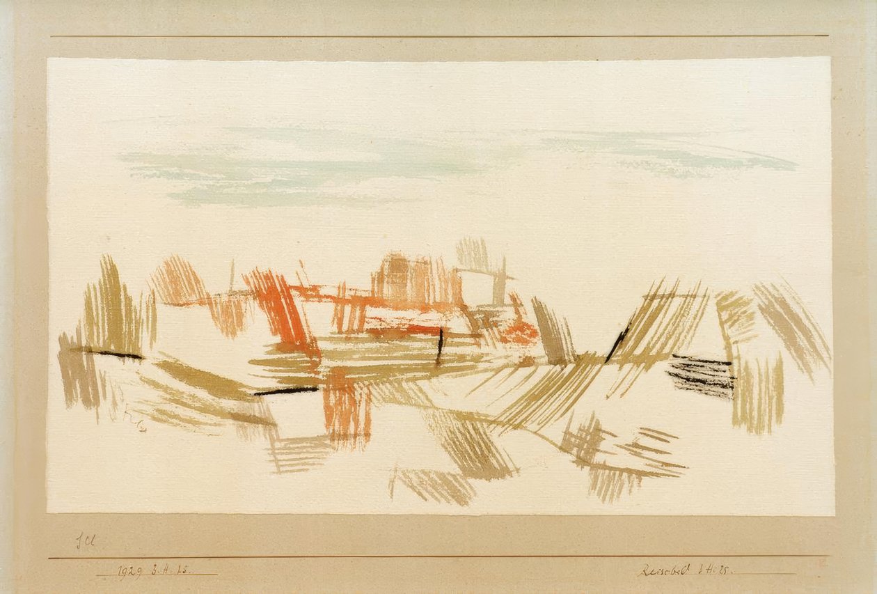 Imagen de viaje 3. H. 25 de Paul Klee