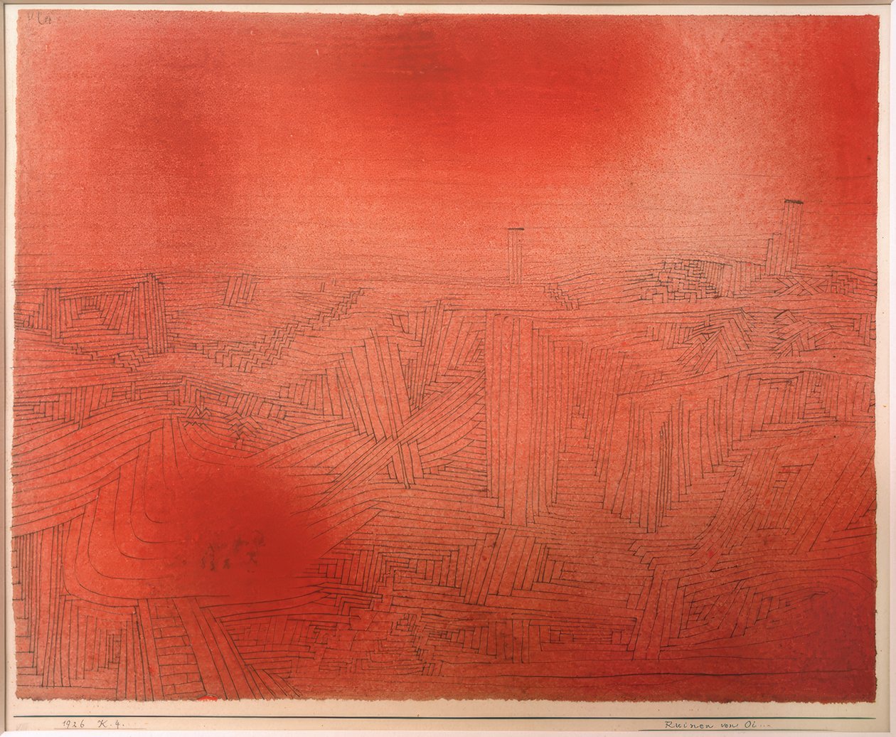 Ruinas de Oi... de Paul Klee
