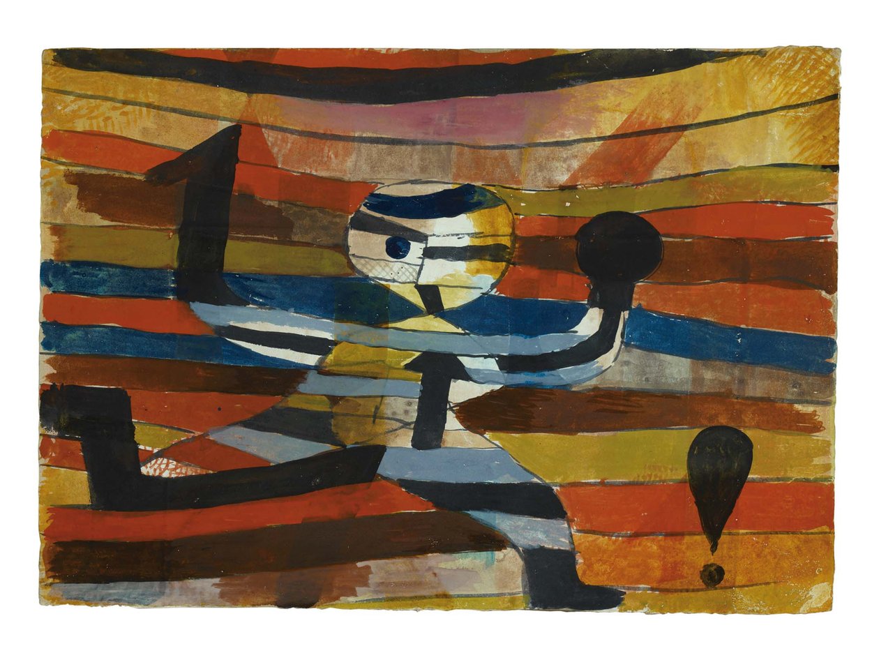 Corredor - Gancho - Boxeador, 1920 de Paul Klee