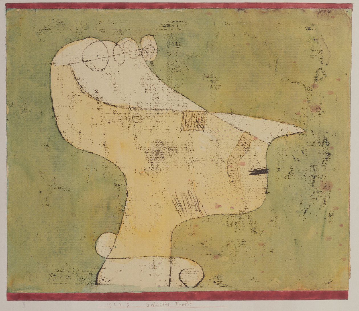 Perfil afilado de Paul Klee