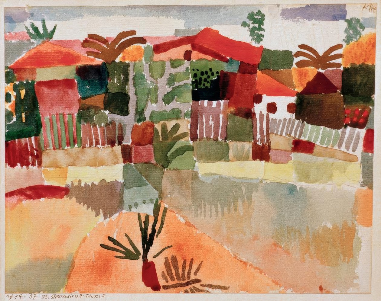 St. Germain cerca de Túnez de Paul Klee