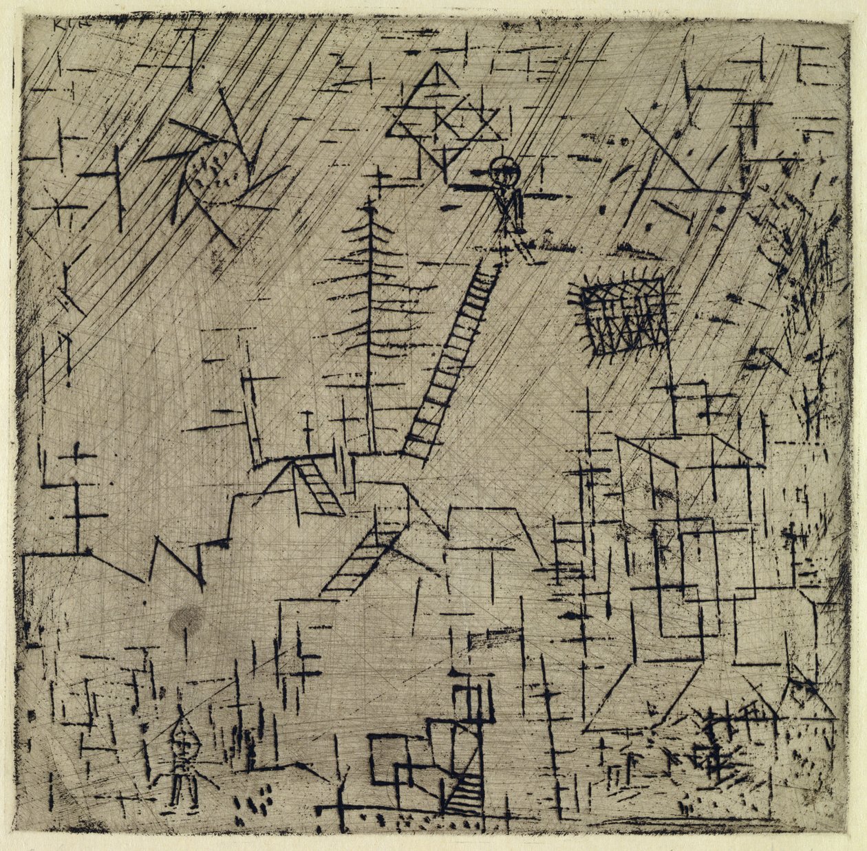 El mago en abril de Paul Klee