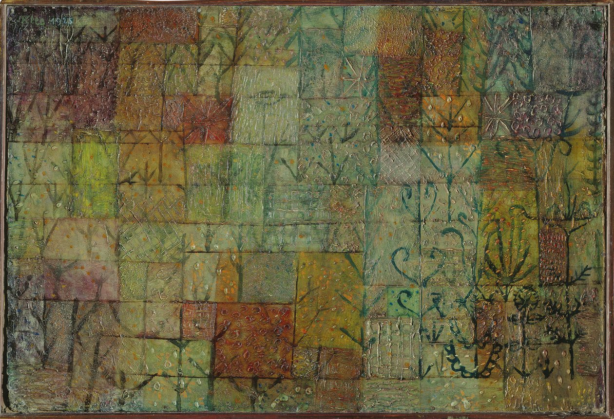 El huerto, 1925 de Paul Klee