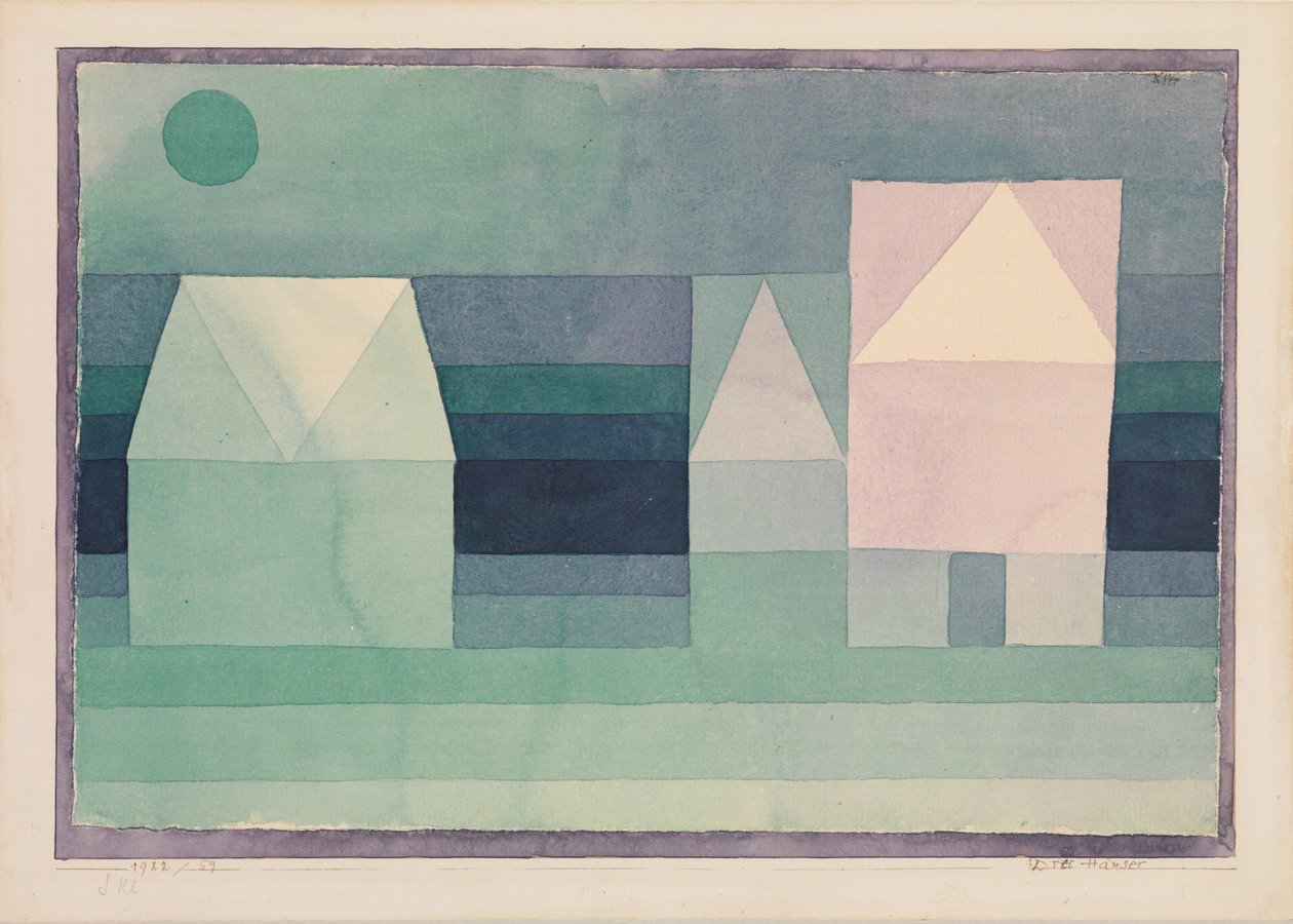 Tres casas de Paul Klee