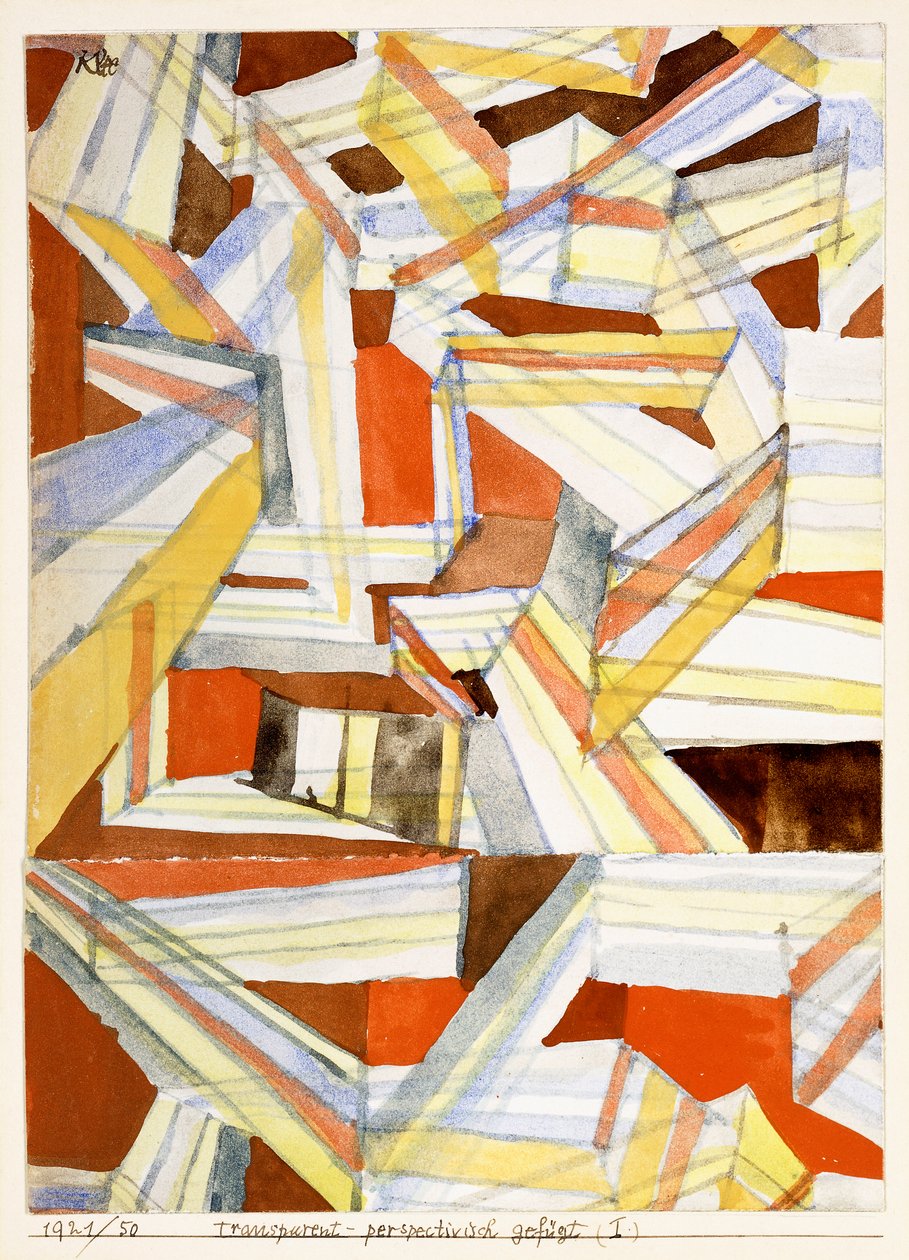 Punto de perspectiva transparente de Paul Klee
