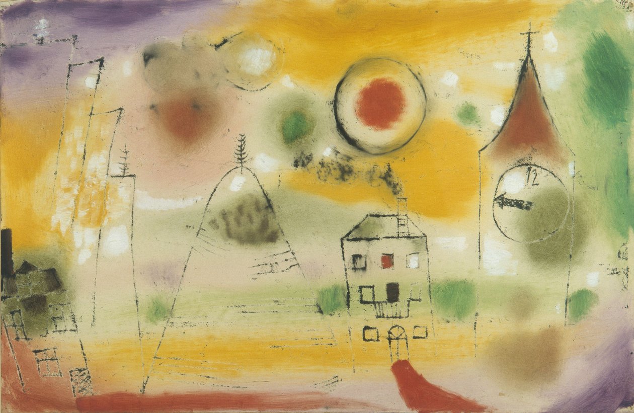 Día de invierno poco antes del mediodía de Paul Klee
