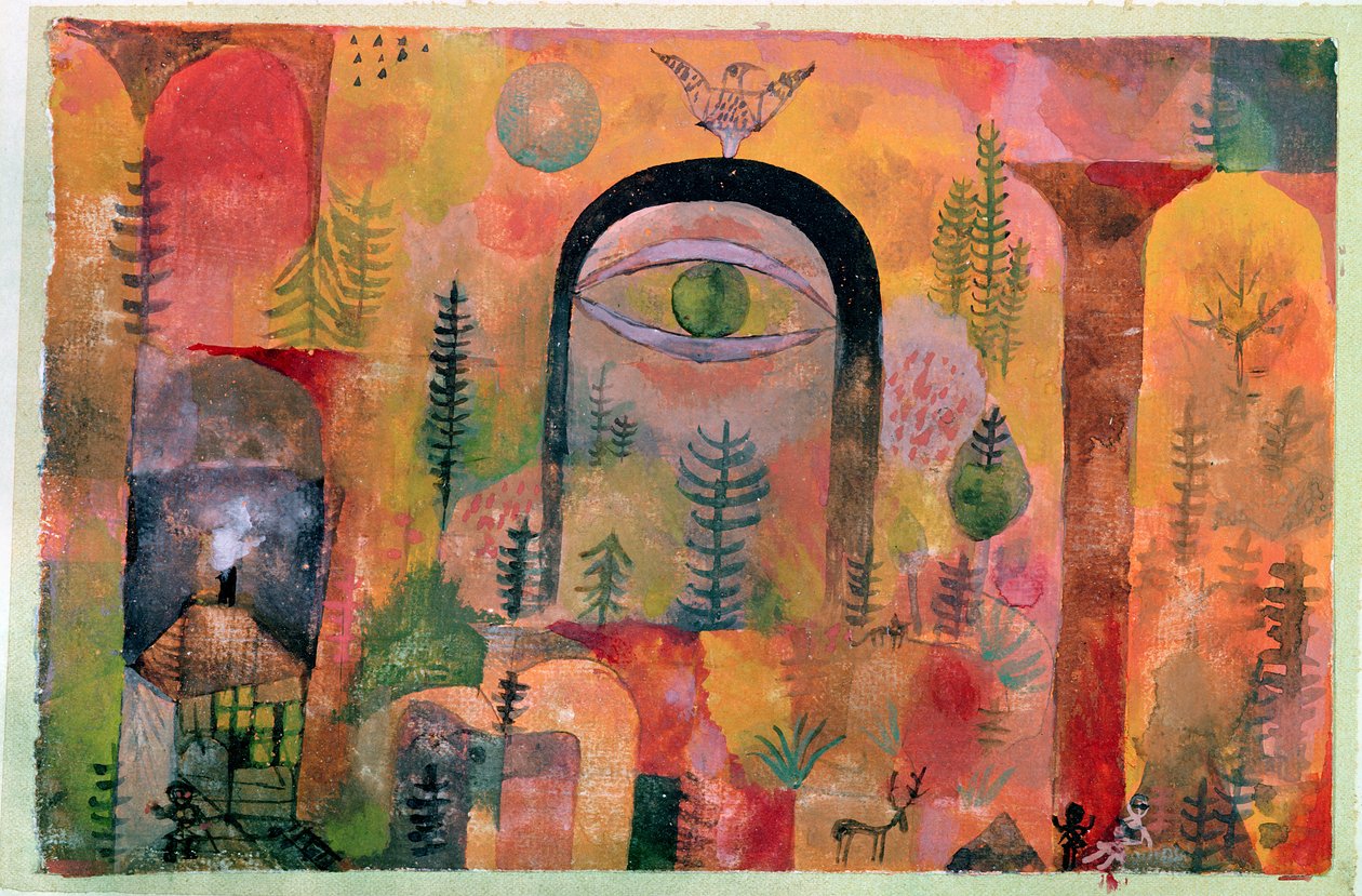 Con el Águila de Paul Klee