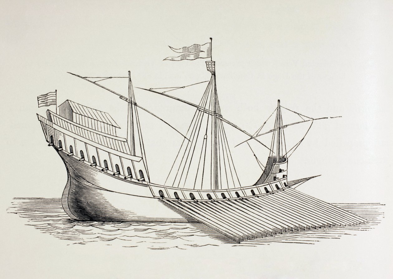 Galera del siglo XVI. de Paul Lacroix