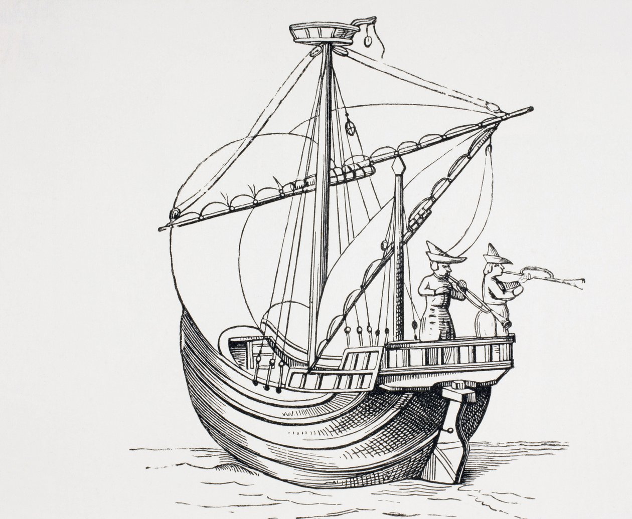 Un velero del siglo XV. de Paul Lacroix