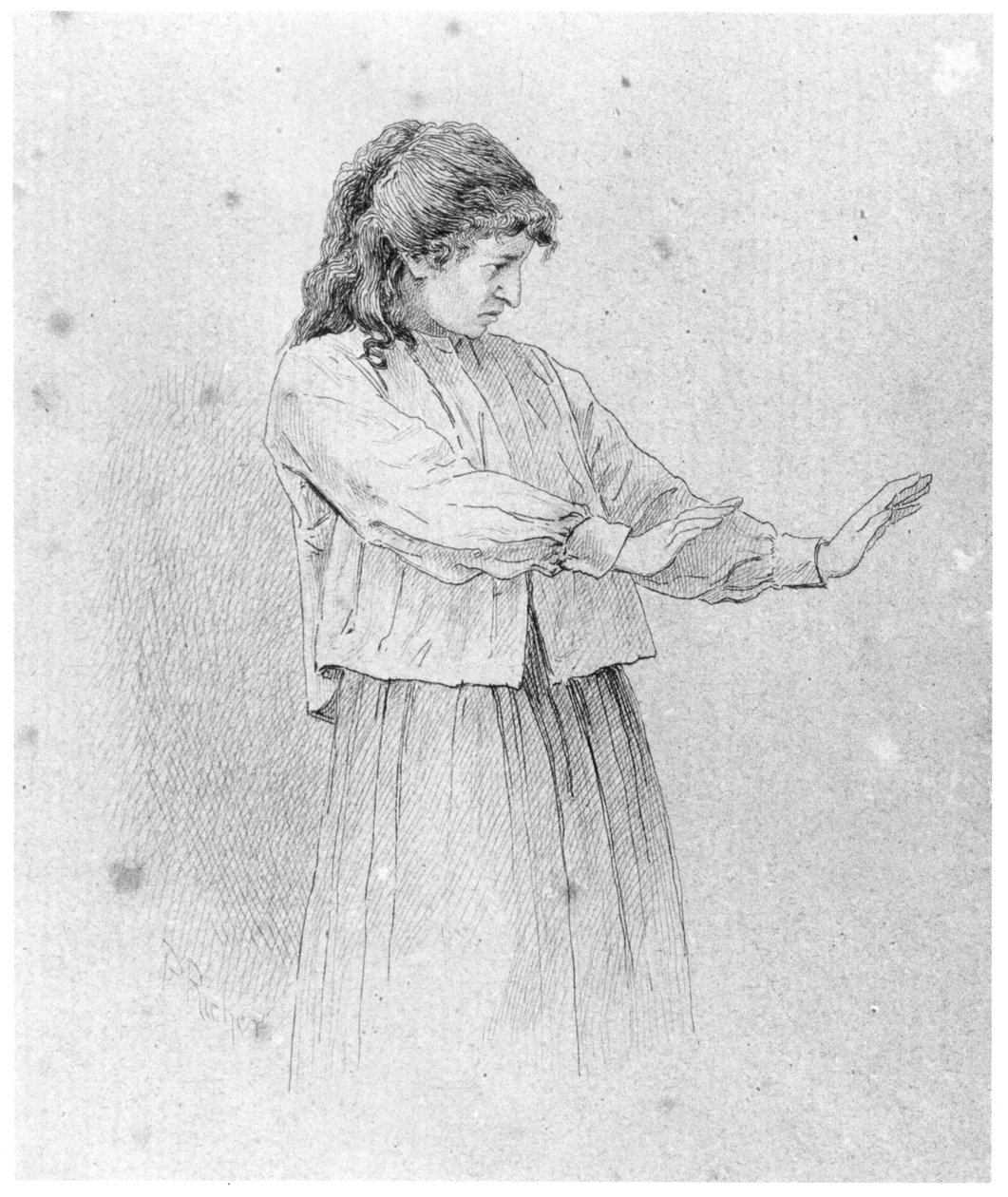 Mujer Histérica de Paul Marie Louis Pierre Richer