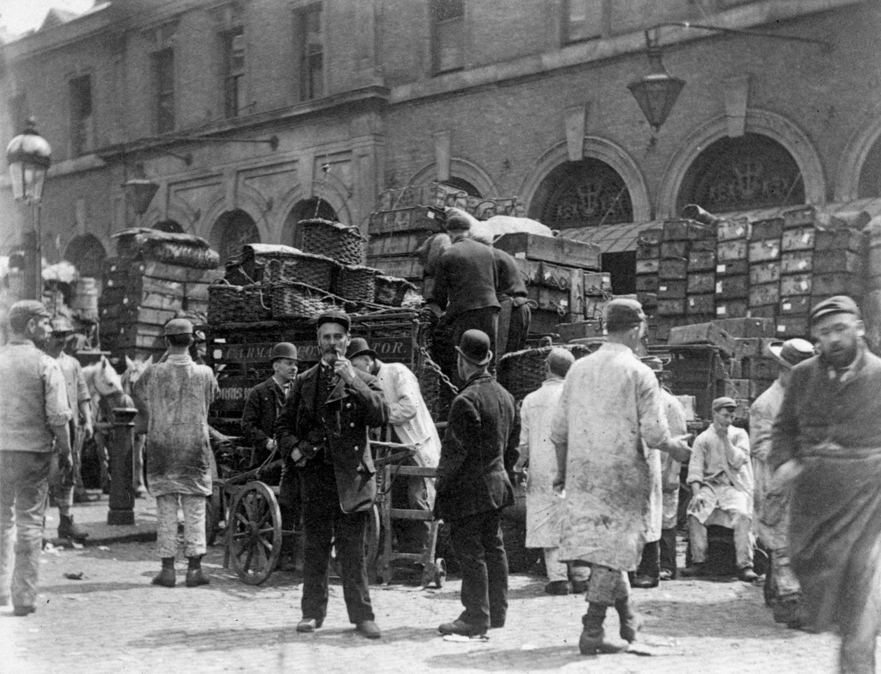 Mercado de Billingsgate, Londres, 1893 de Paul Martin