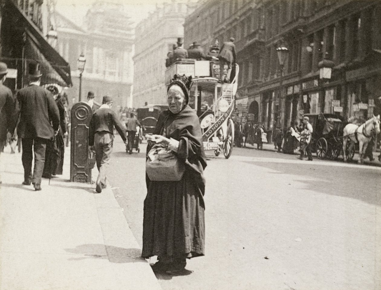 El vendedor de fósforos, Ludgate Hill, 1893 de Paul Martin