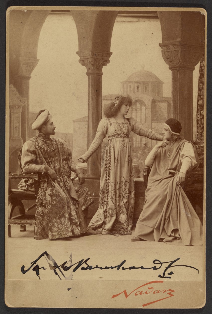 [Sarah Bernhardt como Gismonda] de Paul Nadar