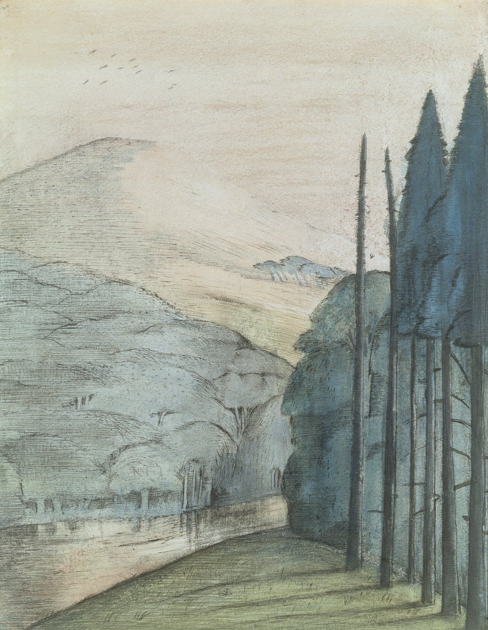 Un Amanecer de Paul Nash
