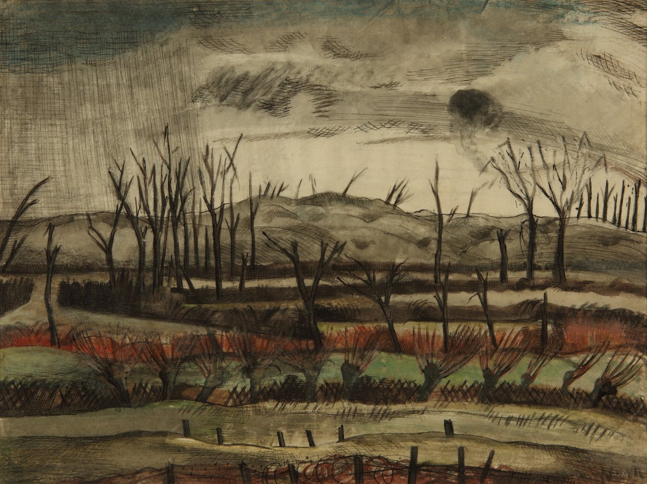 Paisaje desolado, Saliente de Ypres de Paul Nash