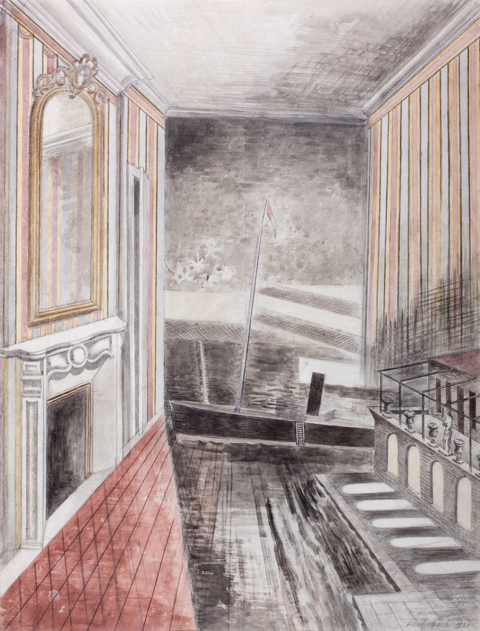 Puerto y habitación de Paul Nash