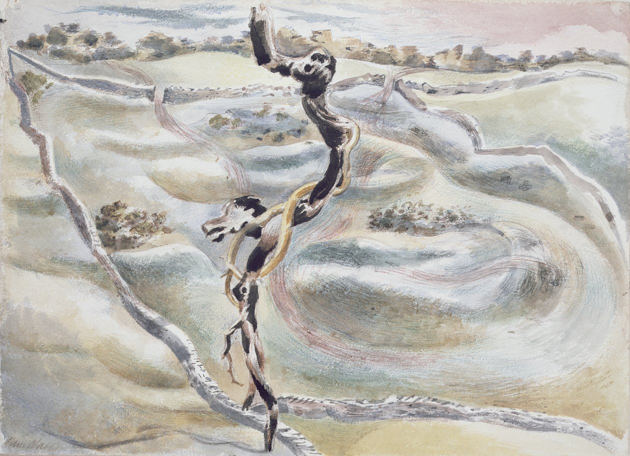 Objeto en Scarbank de Paul Nash