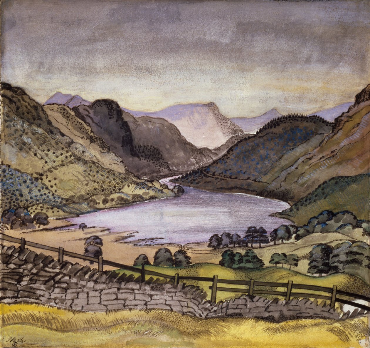 Thirlmere de Paul Nash