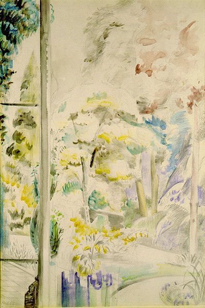 Vista desde una ventana de Paul Nash