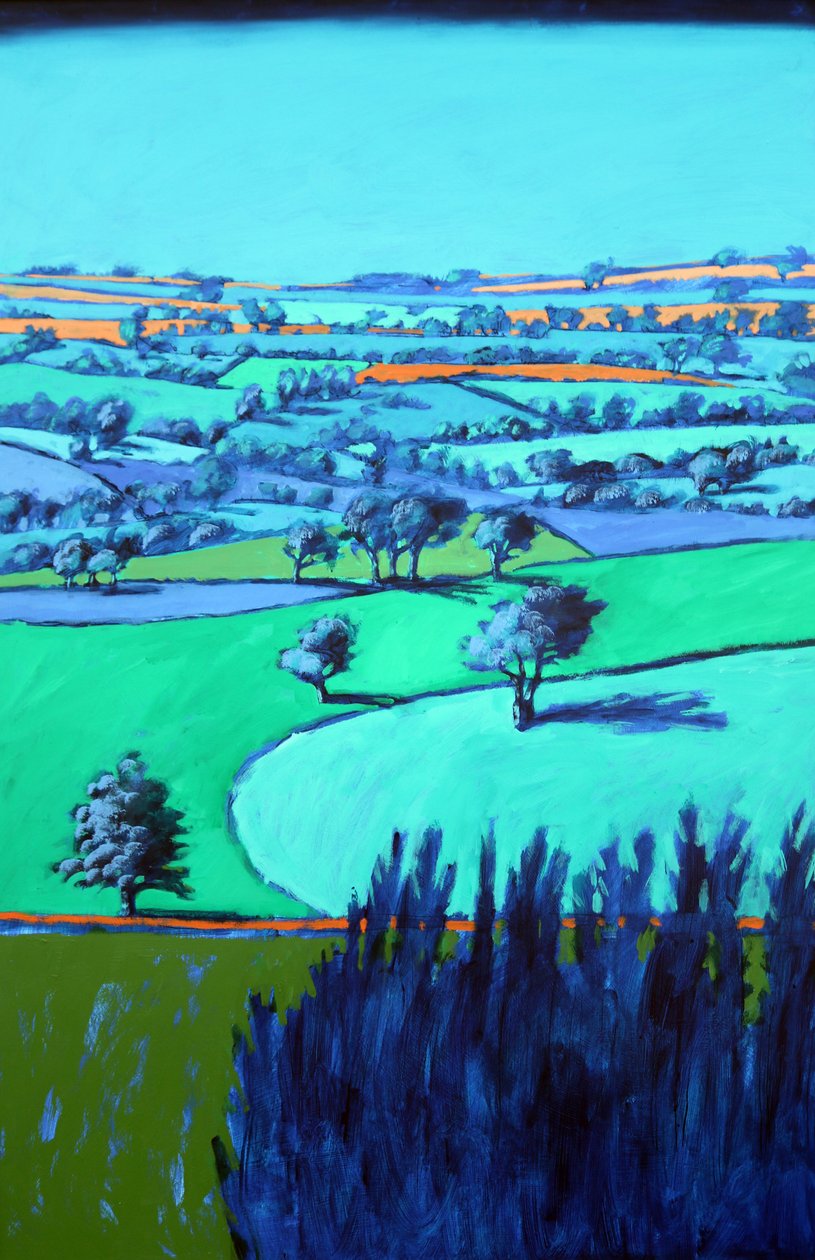 Paisaje azul de Paul Powis