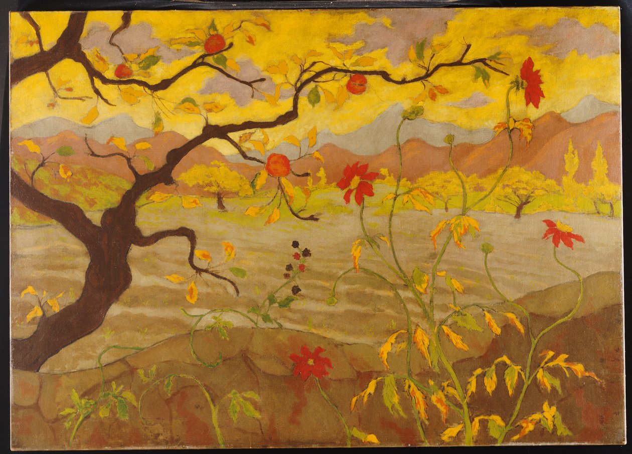 Manzano con Frutos Rojos, c.1902 de Paul Elie Ranson