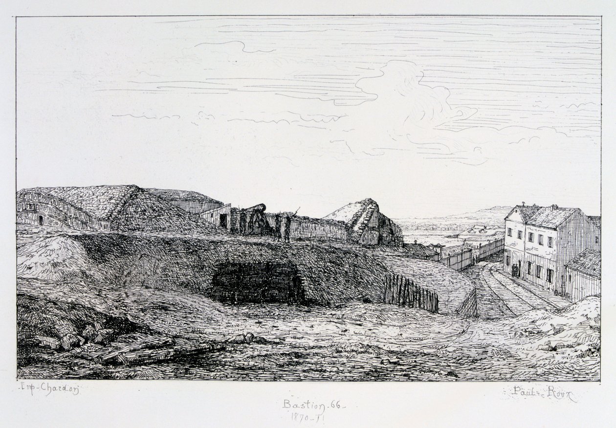 Bastión 66, Sitio de París, 1870-1871 de Paul Roux