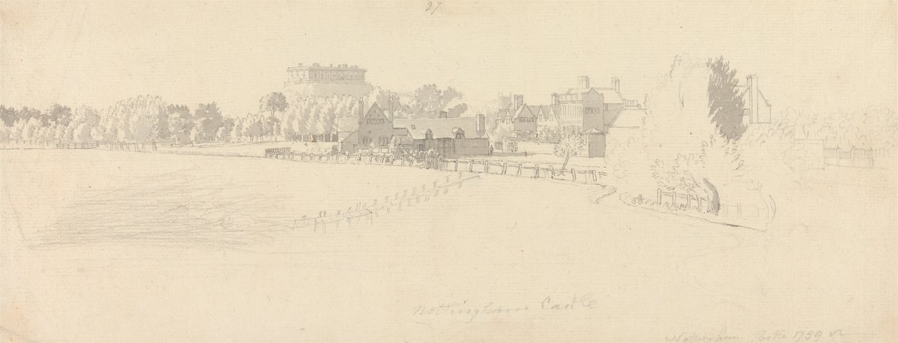 Castillo de Nottingham de Paul Sandby