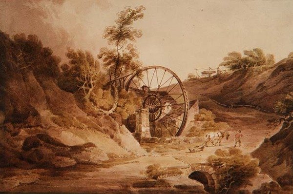 Gran rueda en Broseley de Paul Sandby Munn
