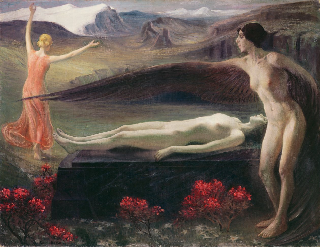 Mujeres en un paisaje de Paul Schad Rossa