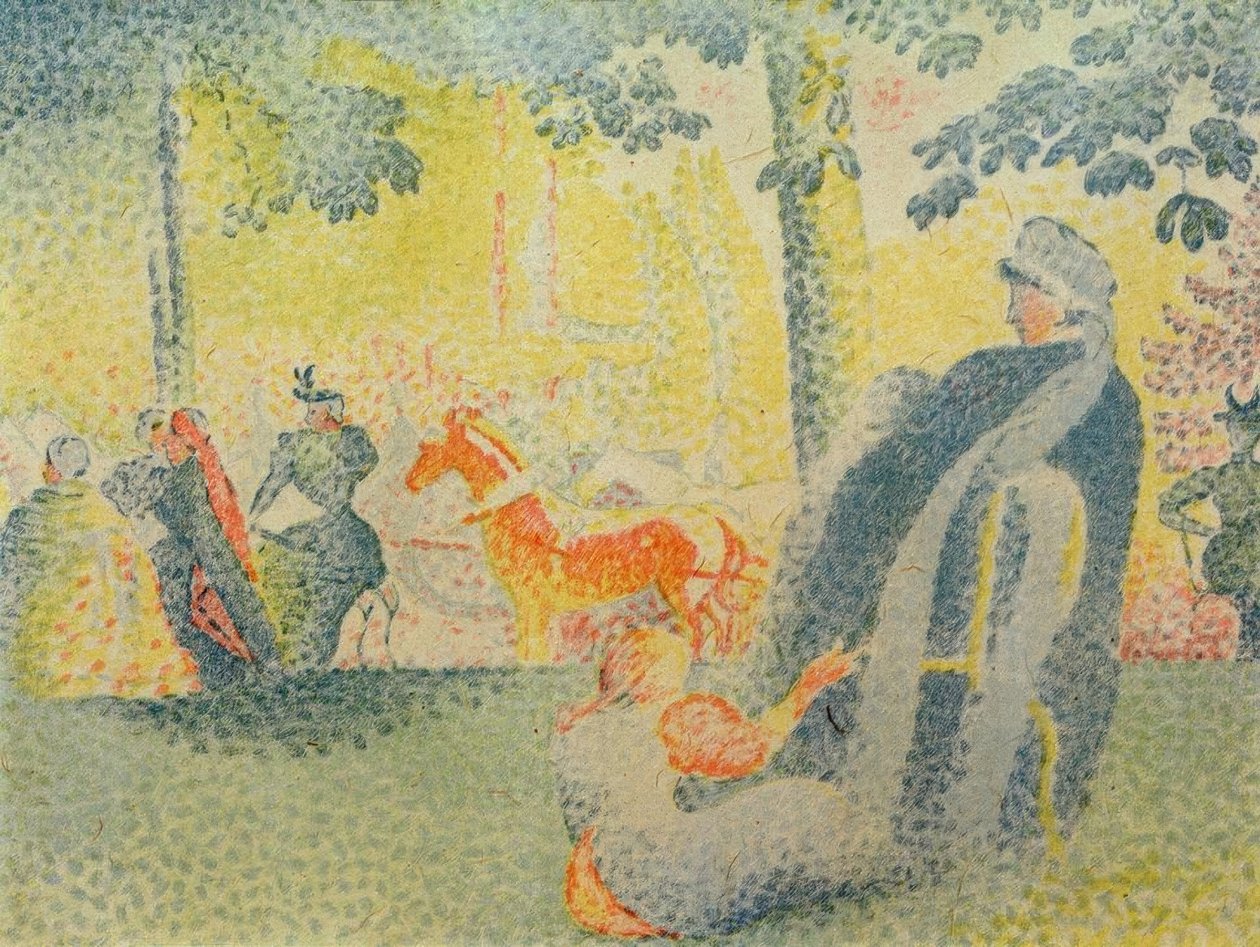 En los Campos Elíseos de Paul Signac