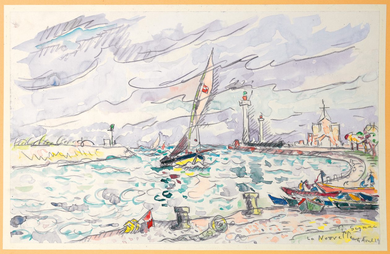 Ciboure, Saint-Jean-de-Luz, 1920 de Paul Signac