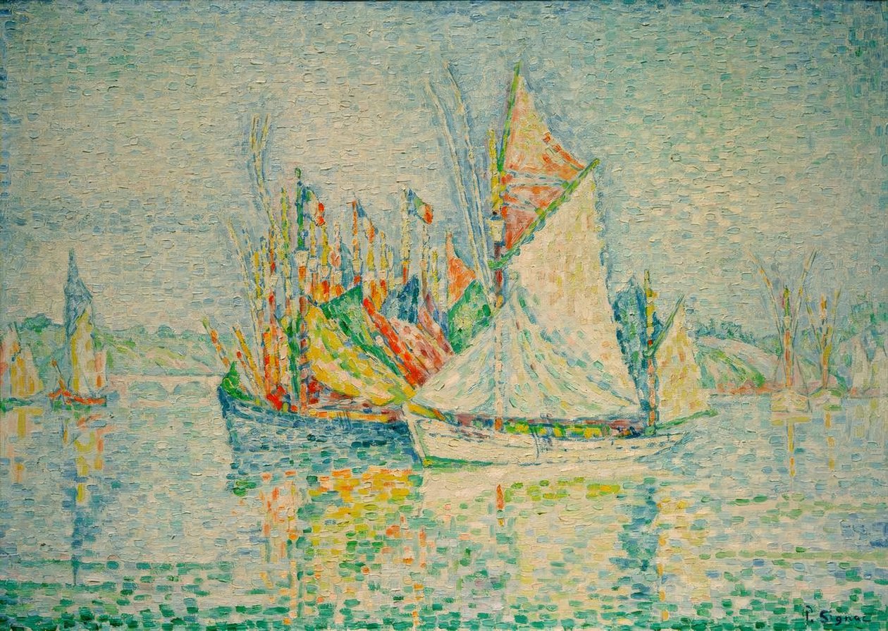 Concarneau, (El puerto) de Paul Signac