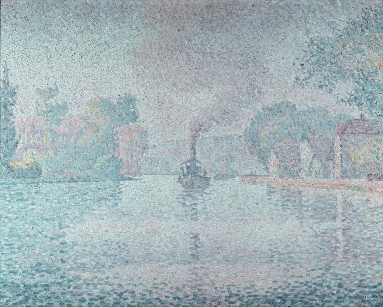 El Sena en Samois de Paul Signac