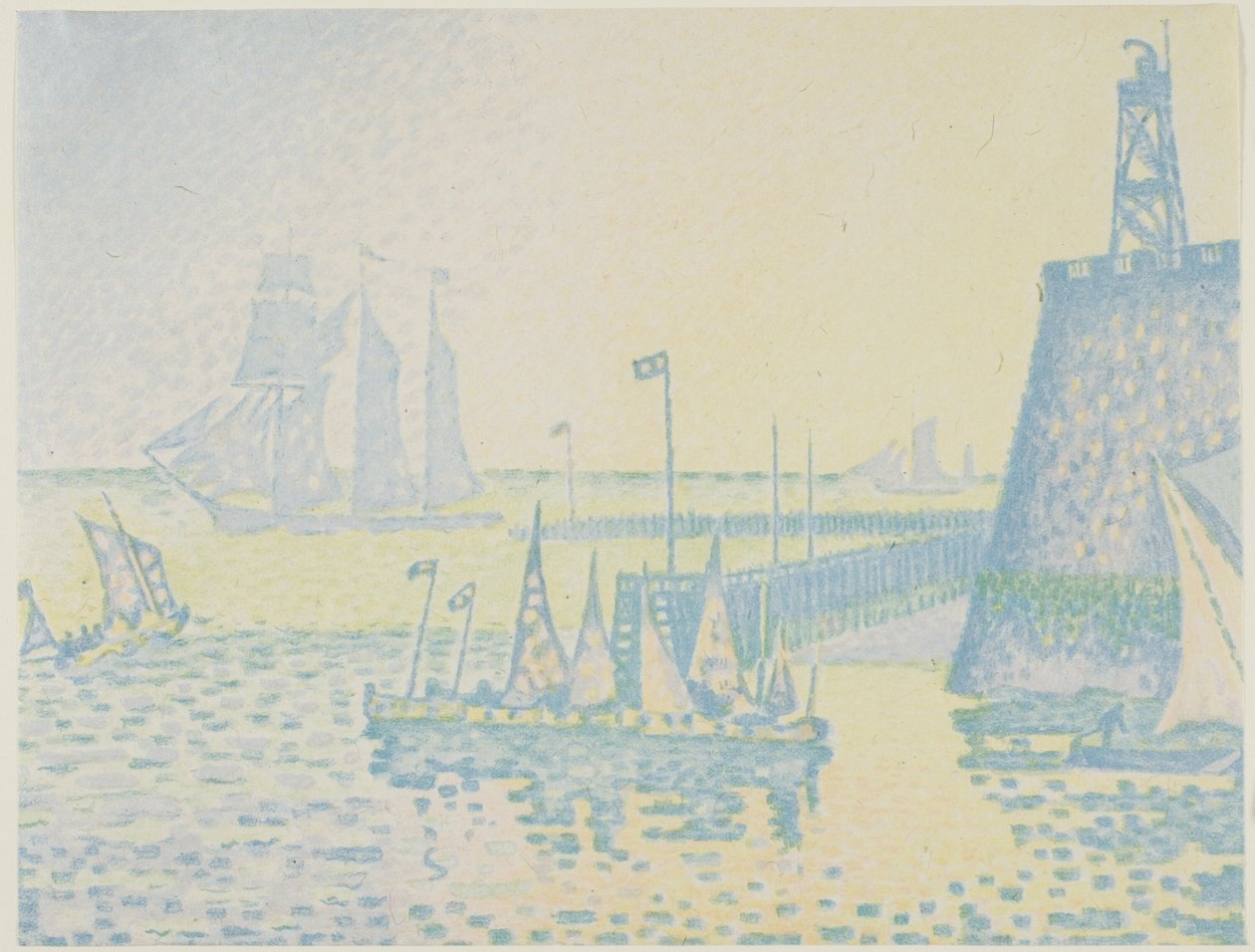 Atardecer de Paul Signac