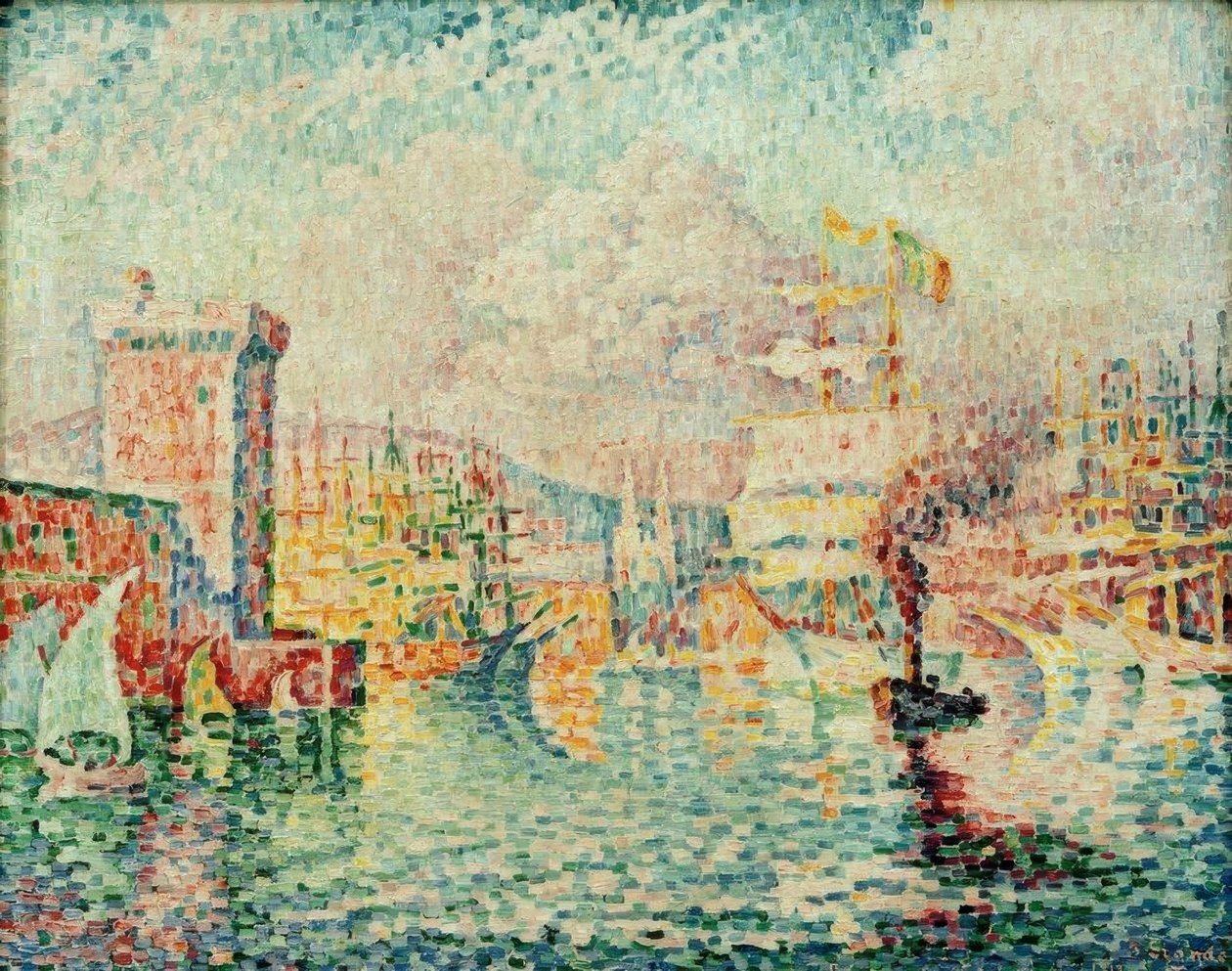 Puerto de Marsella de Paul Signac