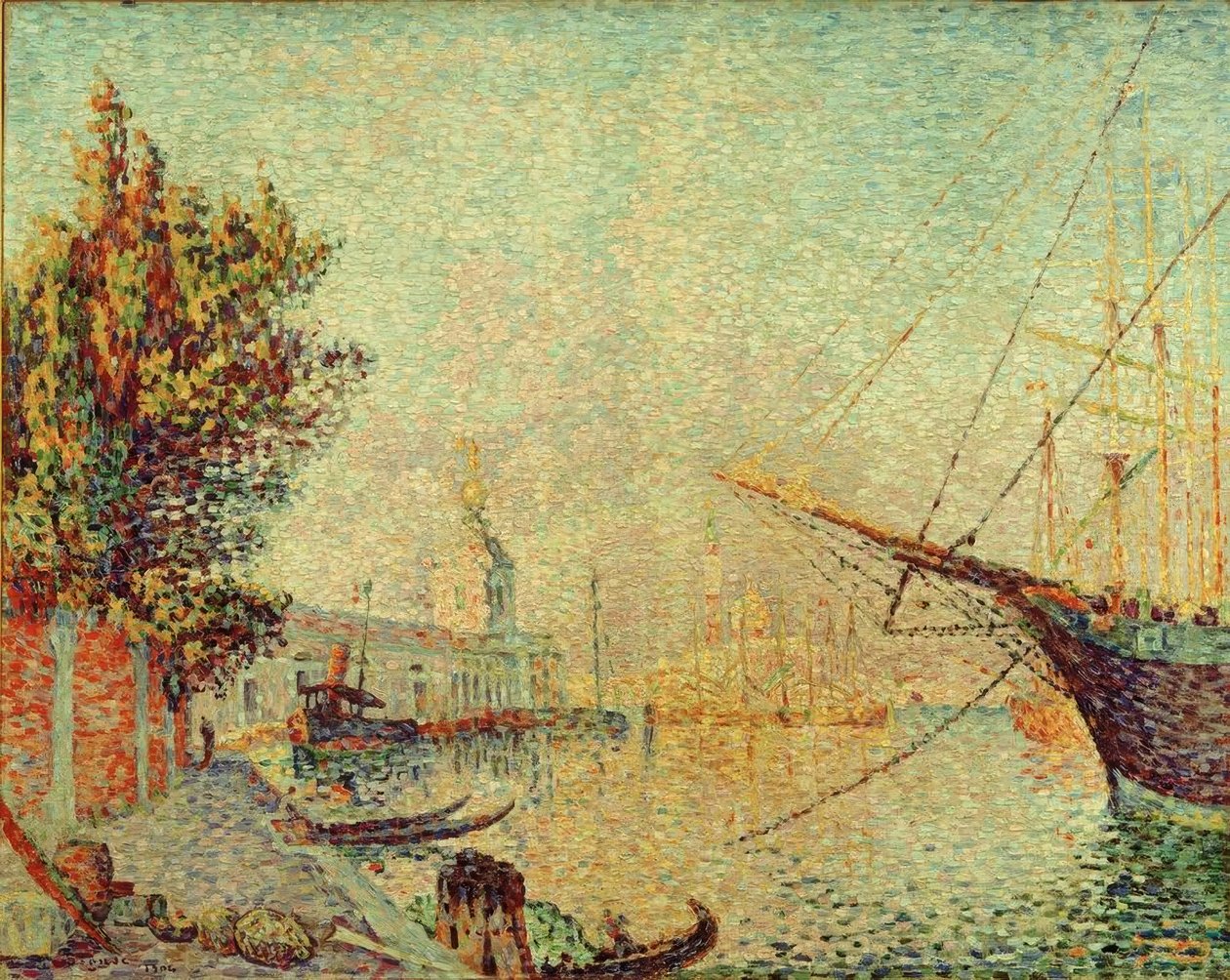 La Dogana (Venecia) de Paul Signac
