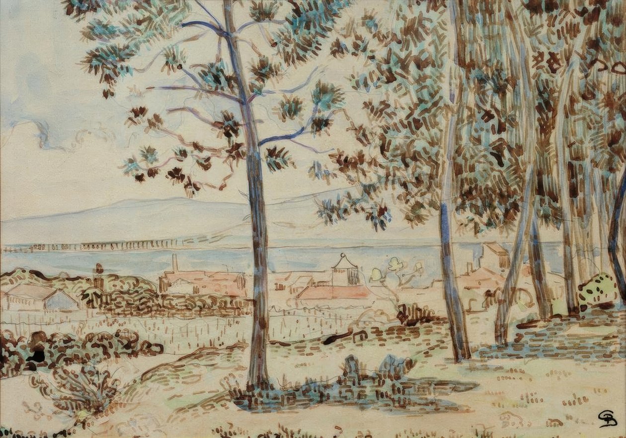 La catedral en Quimperlé de Paul Signac