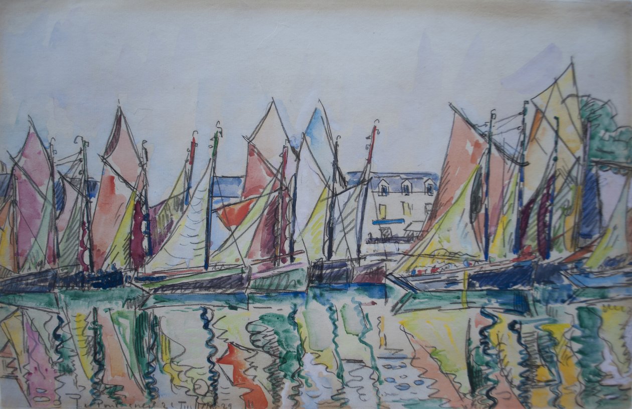 Le Pouliguen, 1929 de Paul Signac