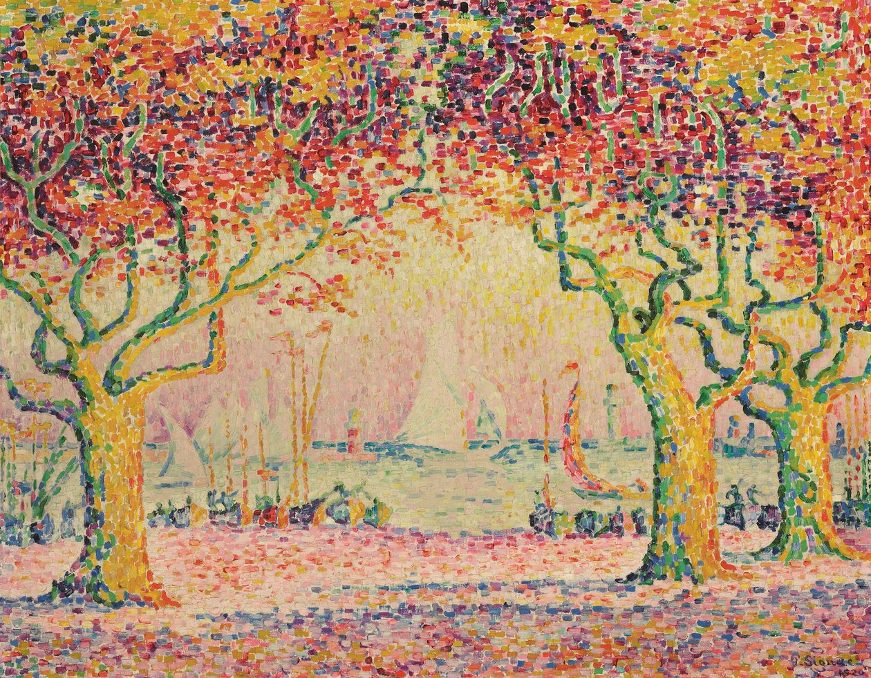 Les Allées, Cannes de Paul Signac