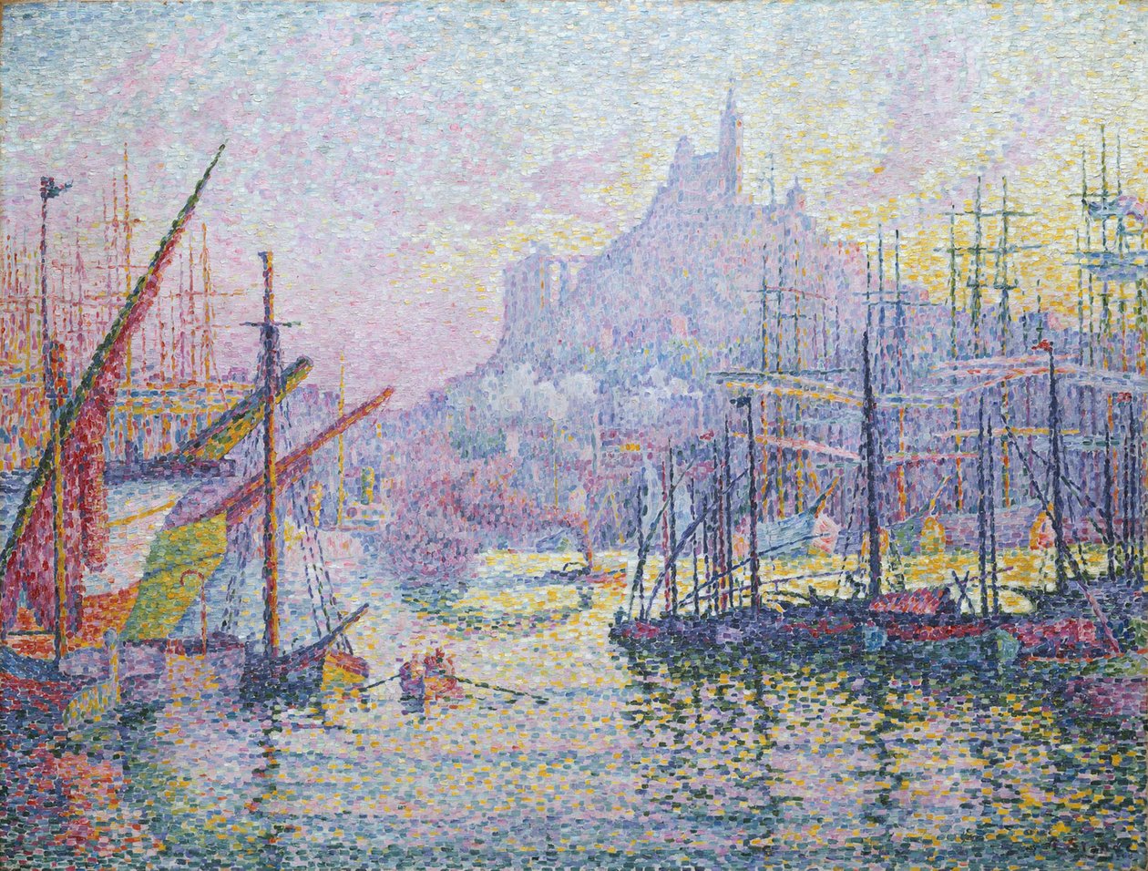 Notre-Dame-de-la-Garde (La Bonne-Mère), Marsella, 1905-6 de Paul Signac