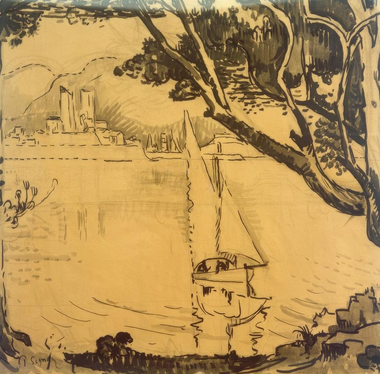 P.Signac, Punta de Bacon de Paul Signac