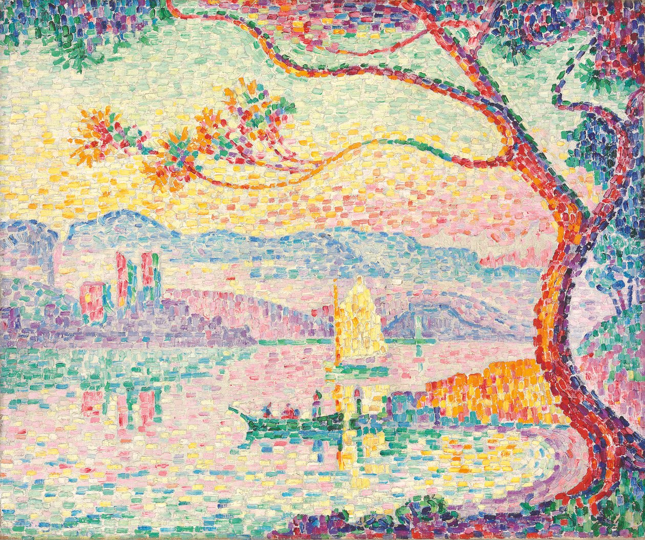 Puerto de Antibes, 1917 de Paul Signac