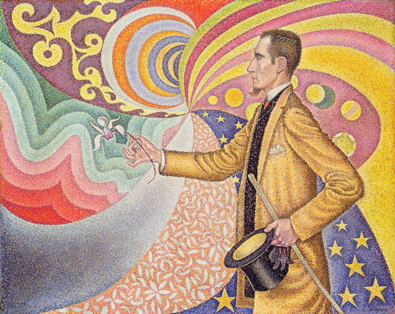 Retrato de M. Félix Fénéon, 1890 de Paul Signac