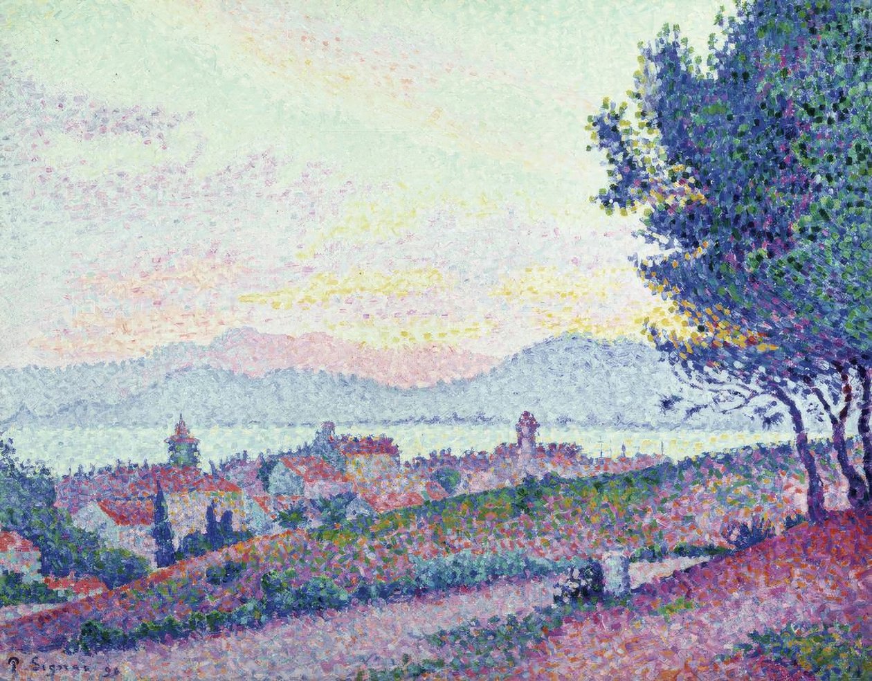 Saint Tropez – Bosque de pinos de Paul Signac