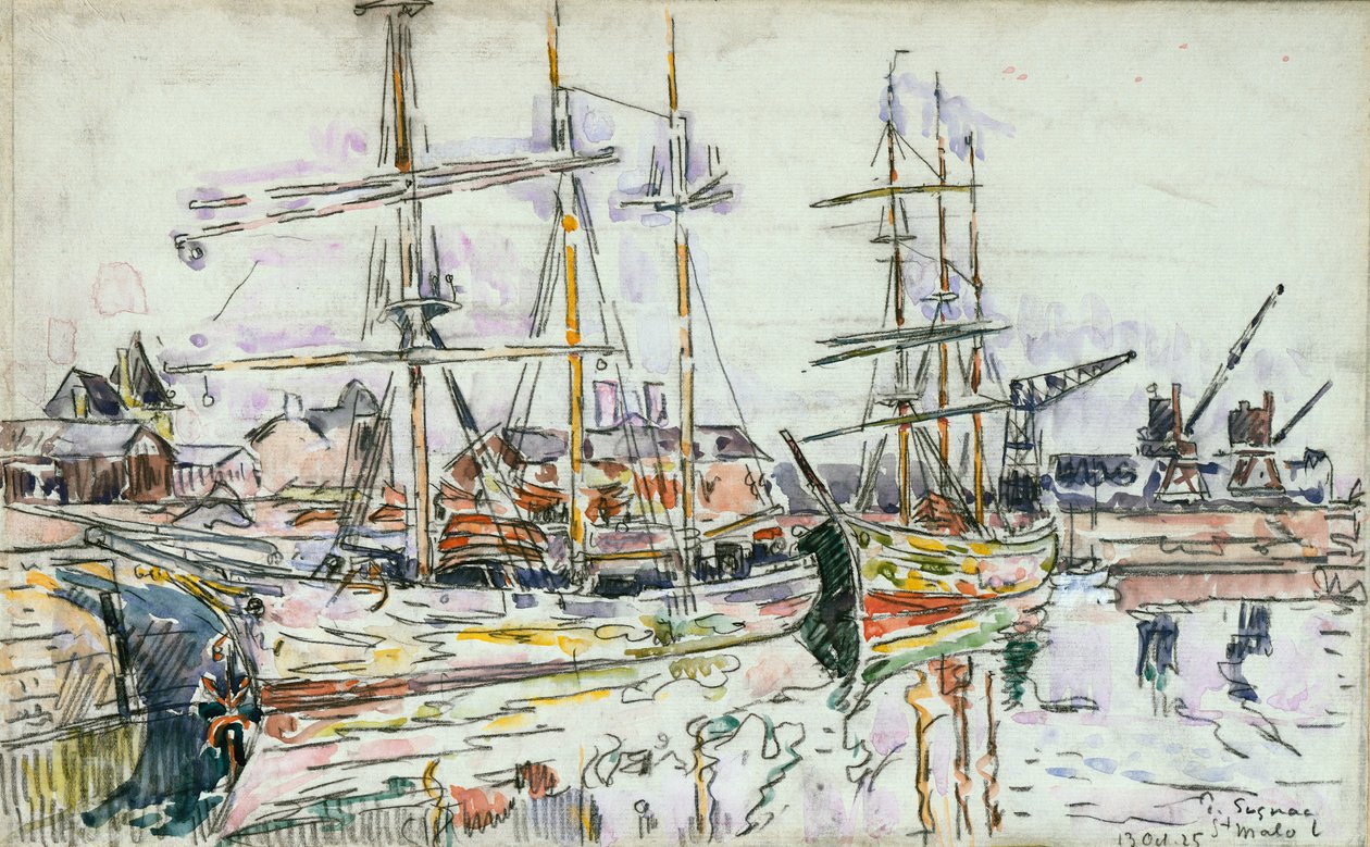 St. Malo, 1925 de Paul Signac