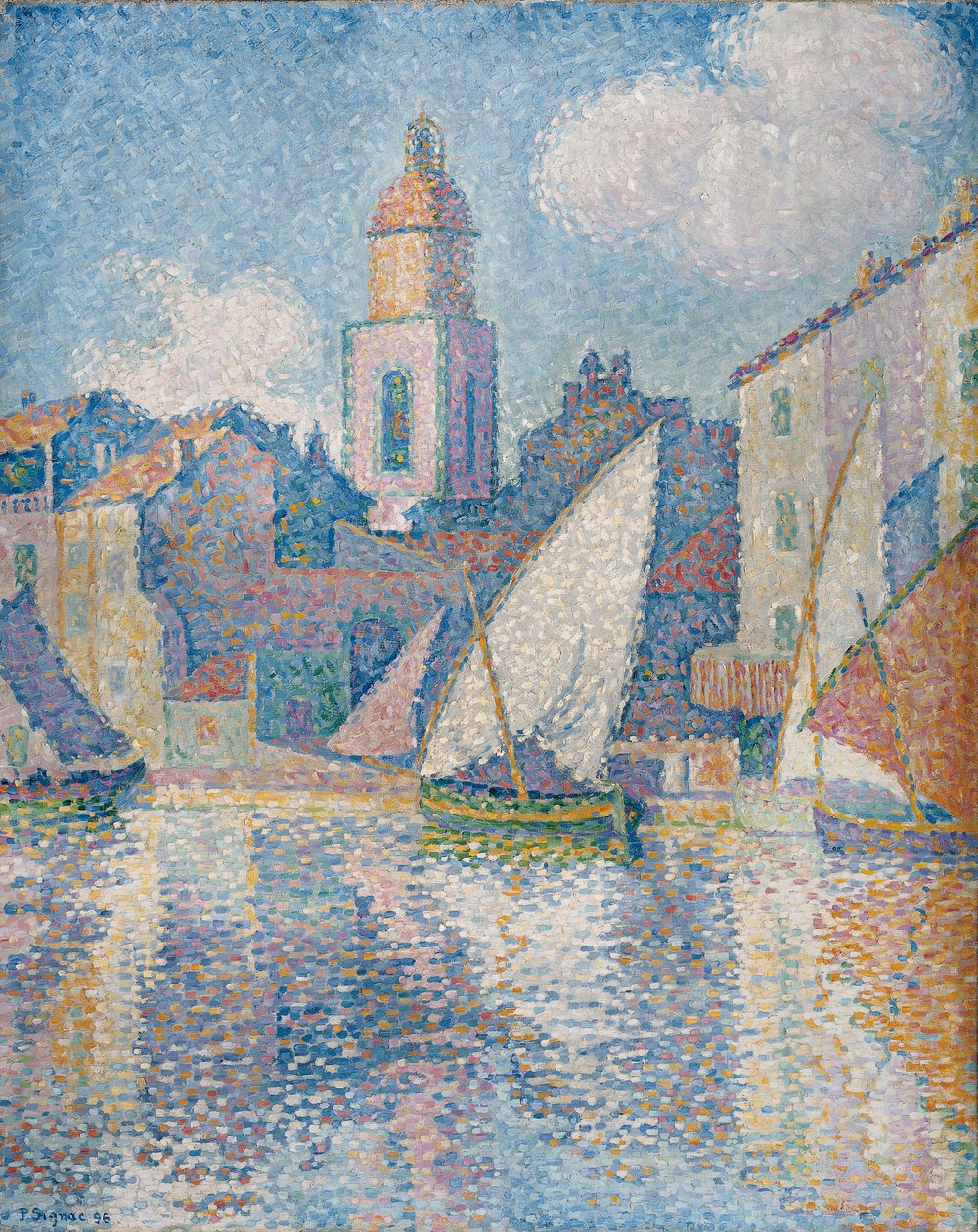 Campanario de Saint Tropez de Paul Signac