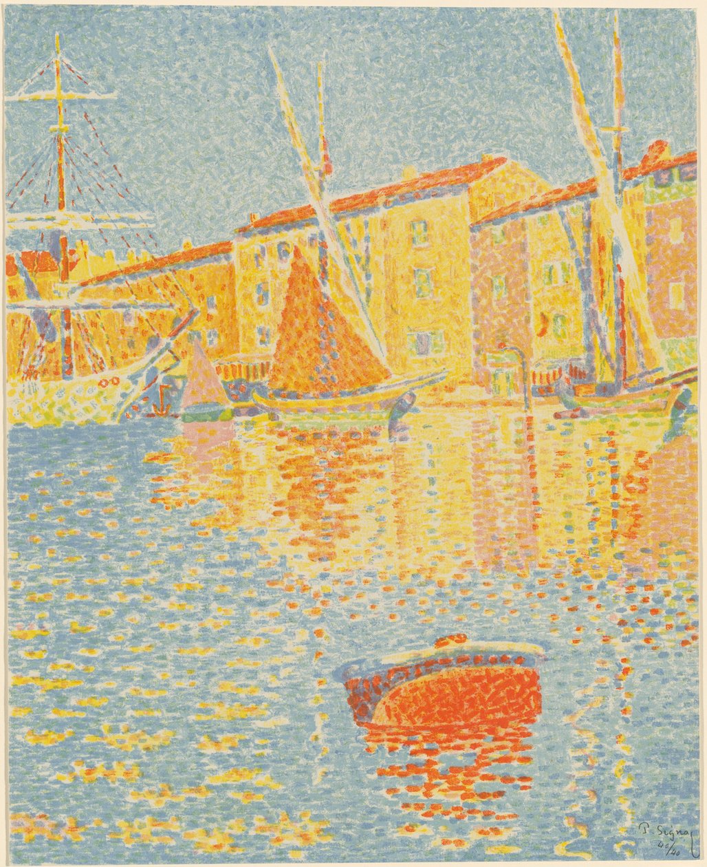 La boya (La bouée) de Paul Signac